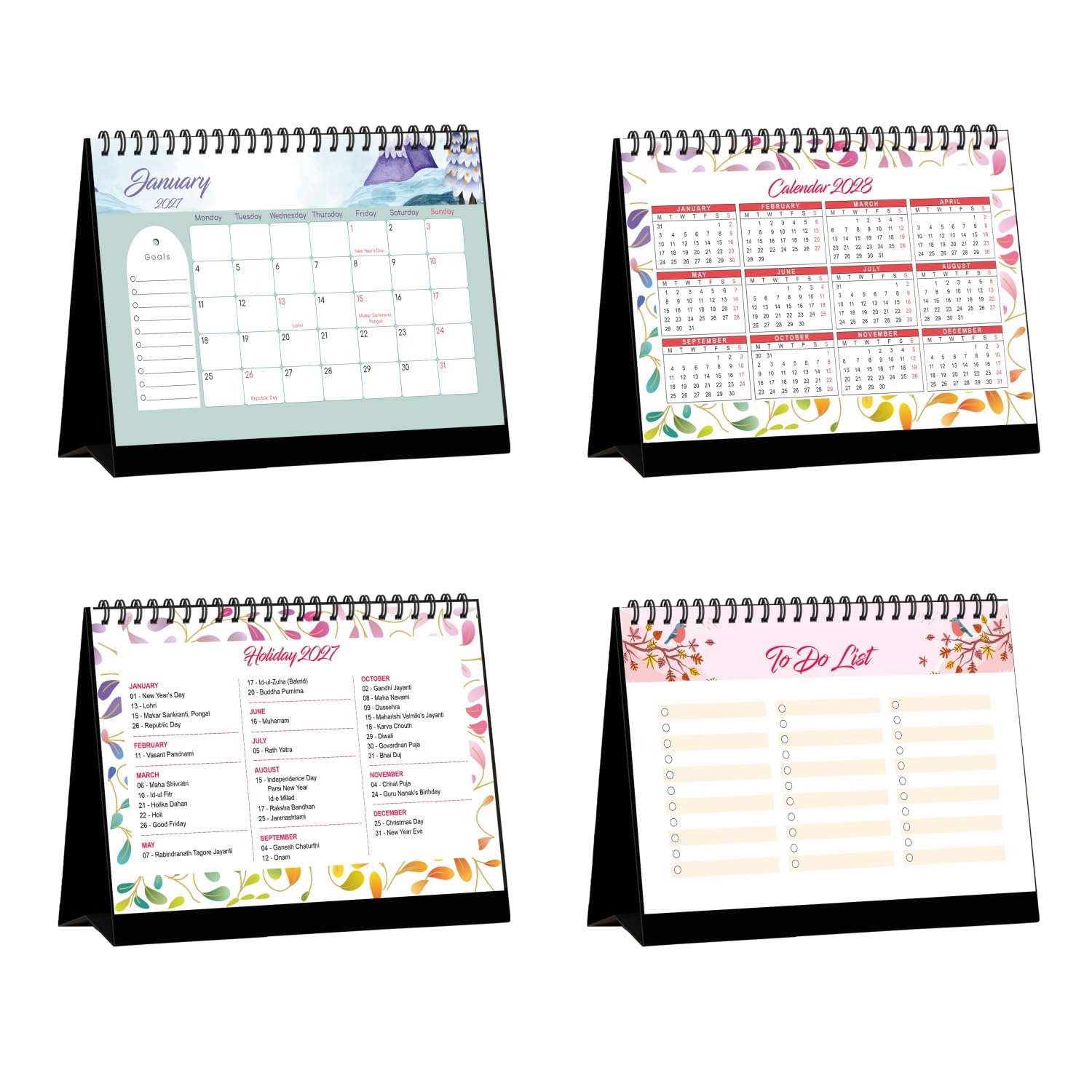 2027 Table Calendar