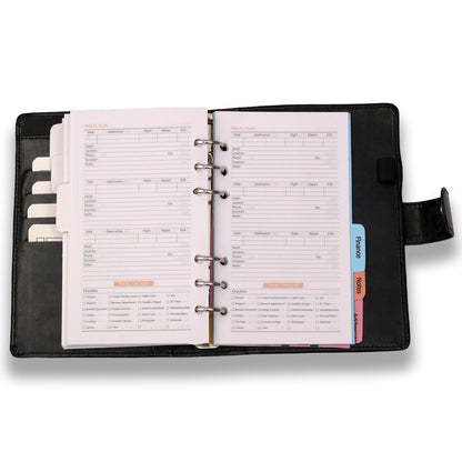 Faux Leather Organizer Diary