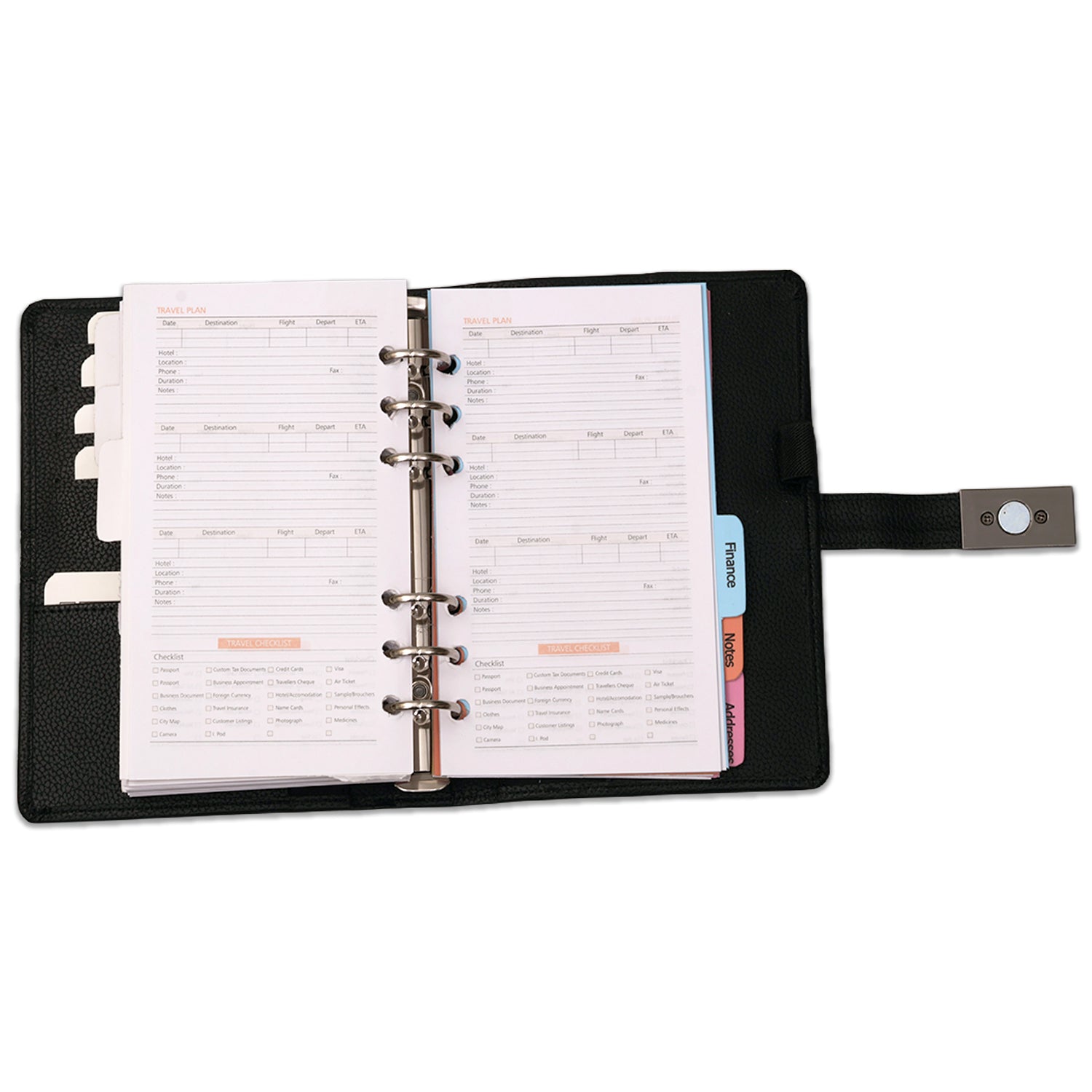 2026 Planner Black Weekly & Monthly Diary