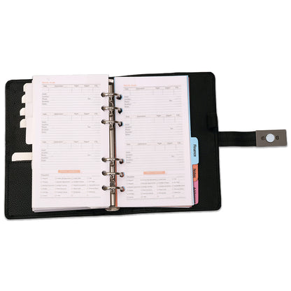 2026 Planner Black Weekly & Monthly Diary