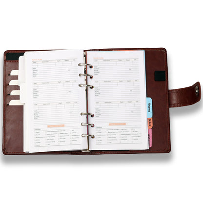 Leather Diary Organizer