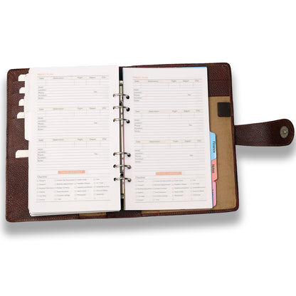 Leather Daily Organizer