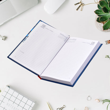 Diary - Hardbound Executive Diary for New Year 2024 with Dates, Daily Monthly Planner, Calendar 2024