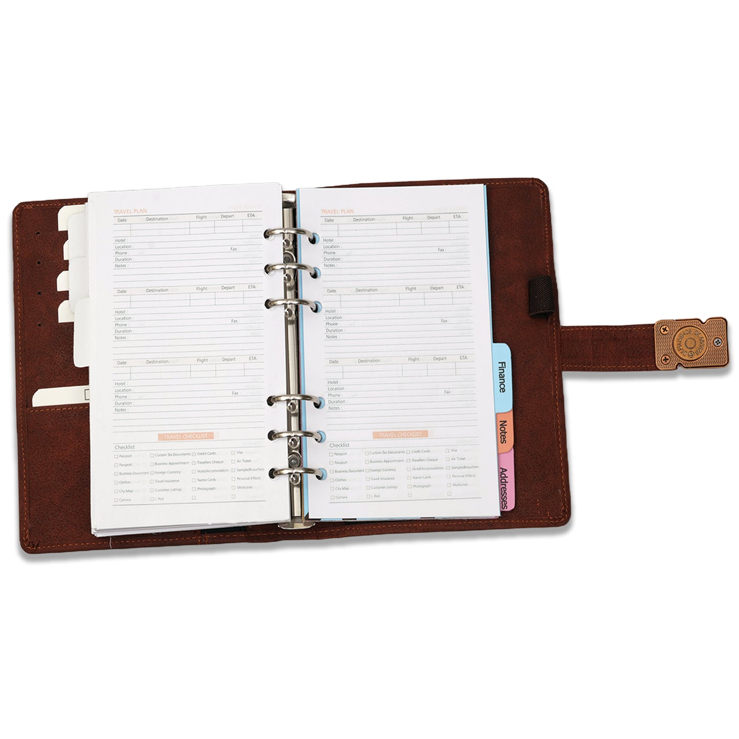 Brown Daily Planner 2026 Diary, Weekly & Monthly Agenda Organizer Dated