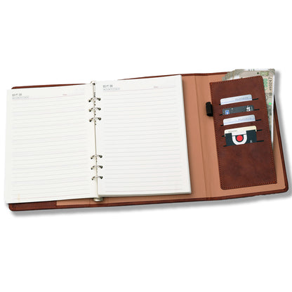 Faux Leather Undated Business Planner Journal