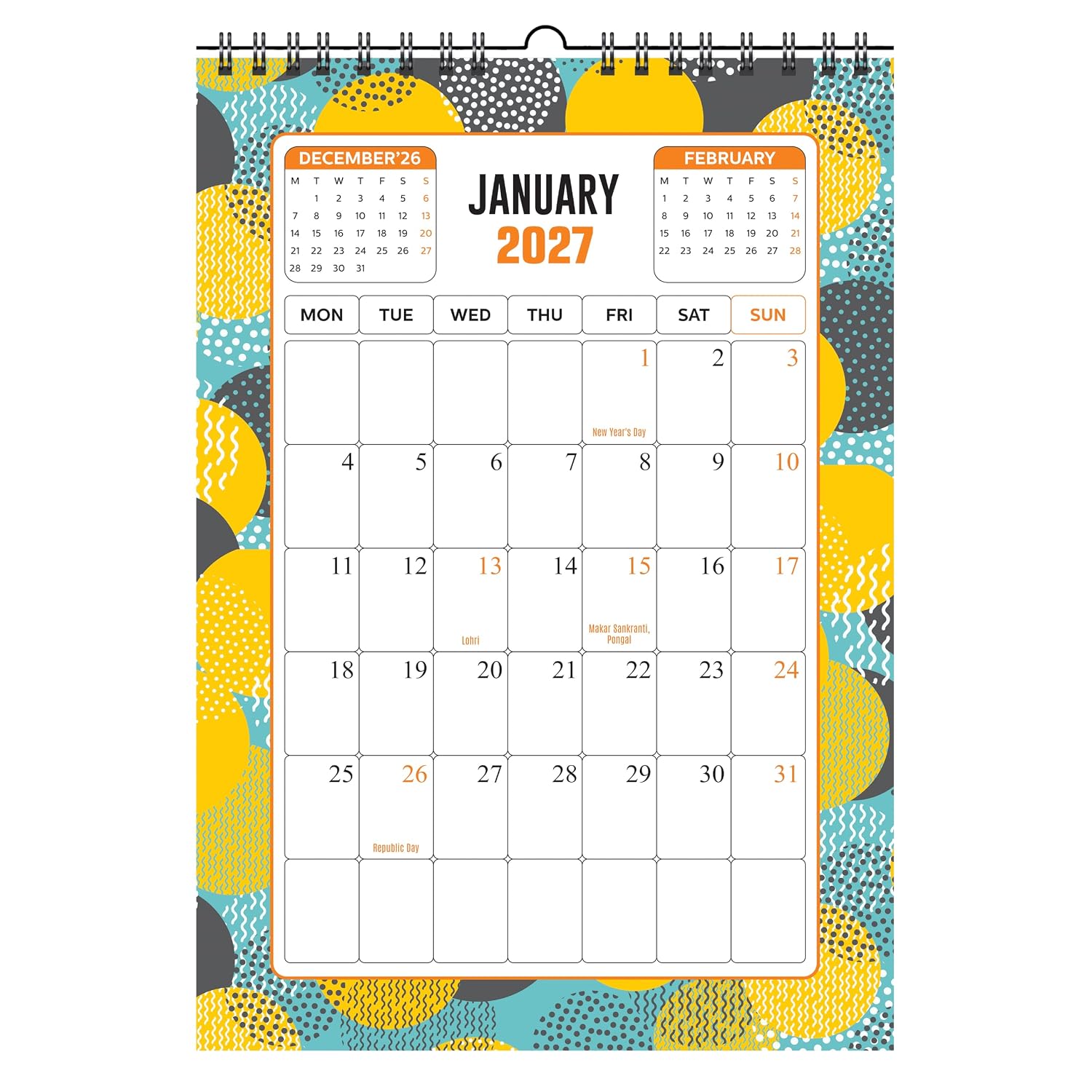 2027 Wall Calendar