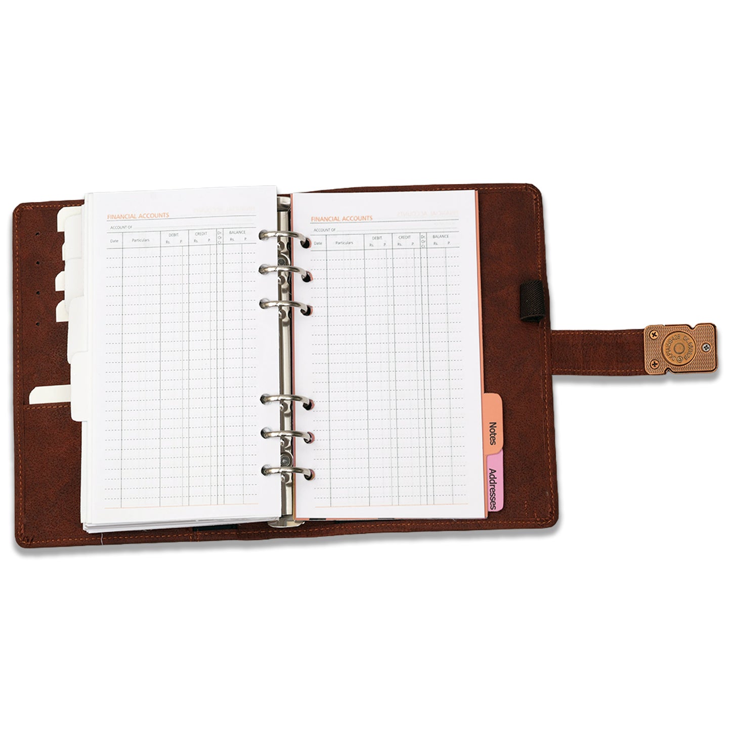 Brown Daily Planner 2026 Diary, Weekly & Monthly Agenda Organizer Dated