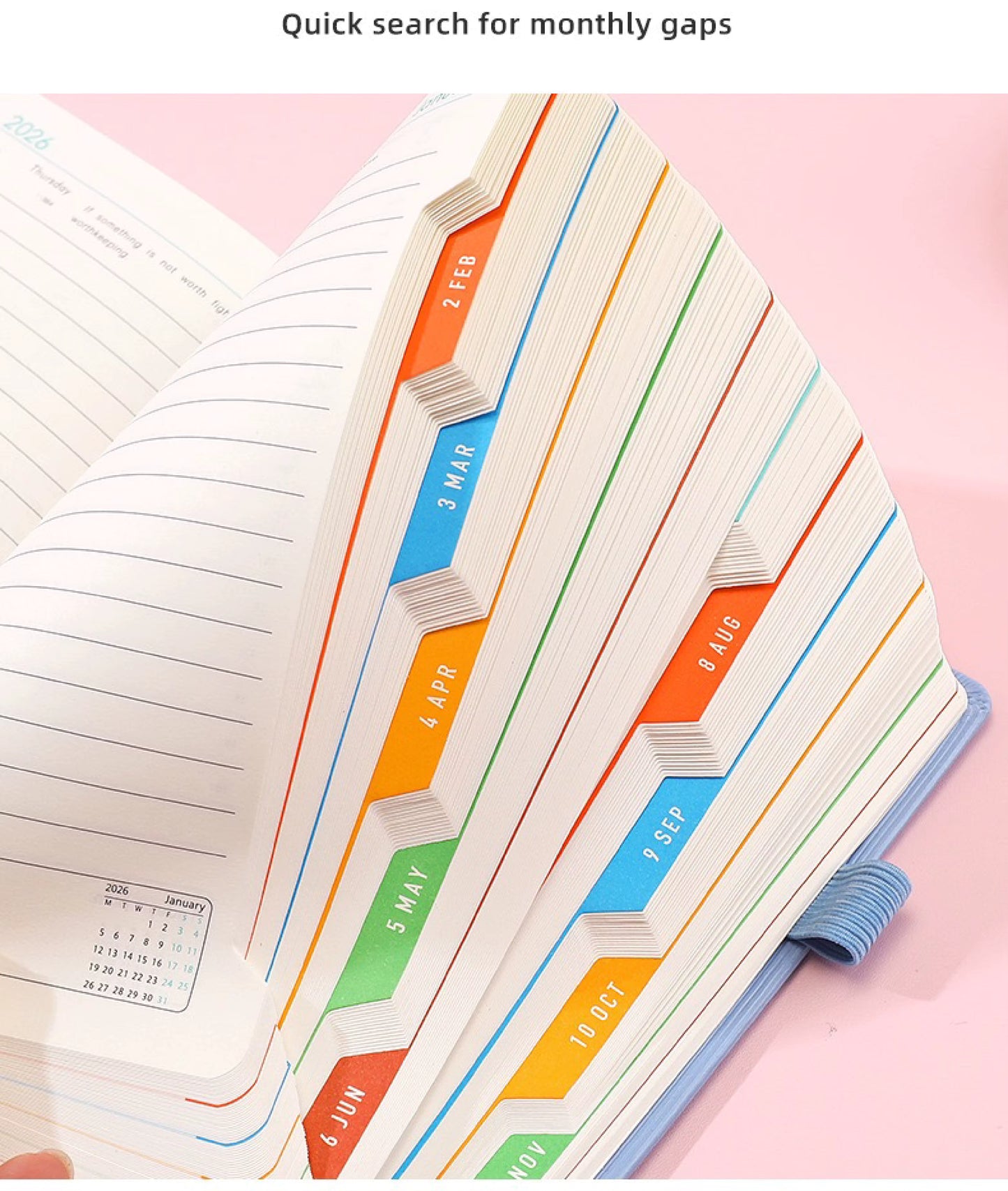 A5 2026 Planner Daily Calendar Weekly to Do List Notebook with Goal & Habit Tracker Organizer, A5 Weekly Planner Notebook