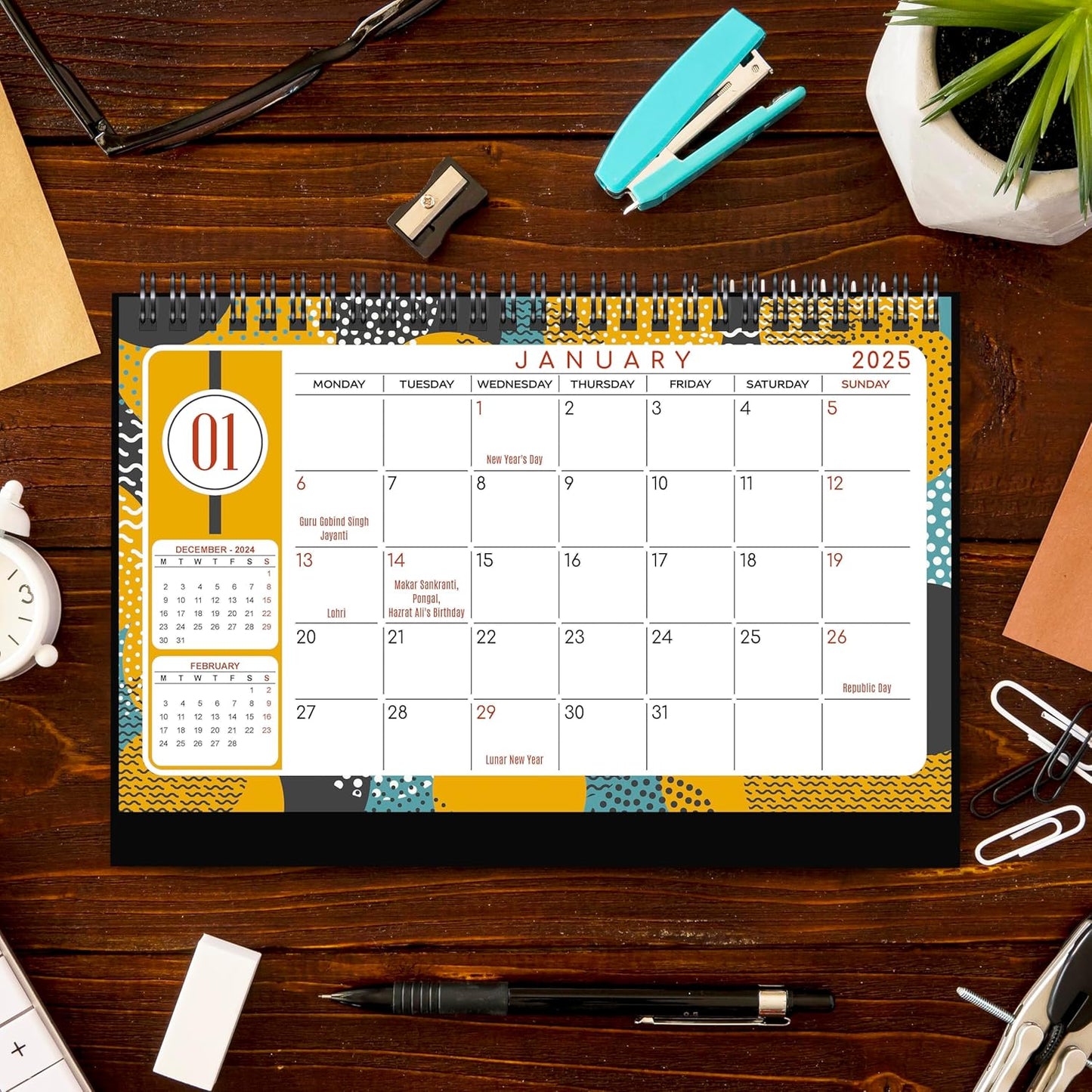 Desk Calendar 2025 Planner