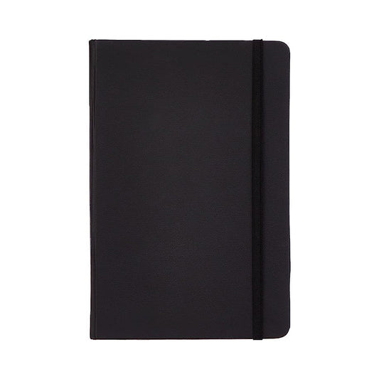 Black Unruled Journal | Daily Diary | Hardcover notebook with Elastic lock | 240 Pages | 80 Gsm Paper