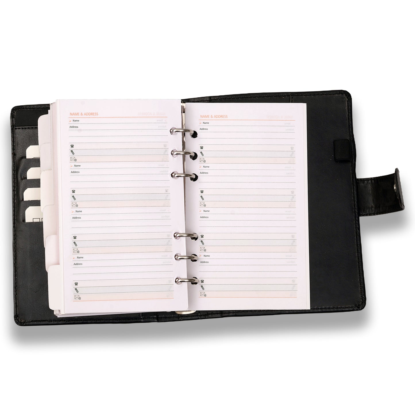 Faux Leather Organizer Diary