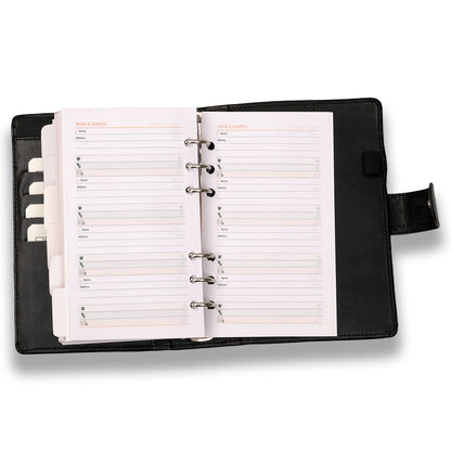 Faux Leather Organizer Diary