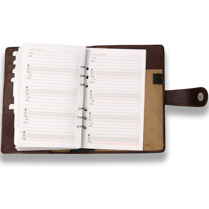 Leather Daily Organizer