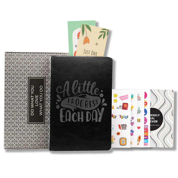 A5 Brown Productivity Planner Kit