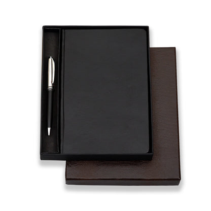 Journal Notebook With Pen Gift Box Sturdy Hardcover Journal for Men Women Writing, Daily Diary and Note Taking with metal pen