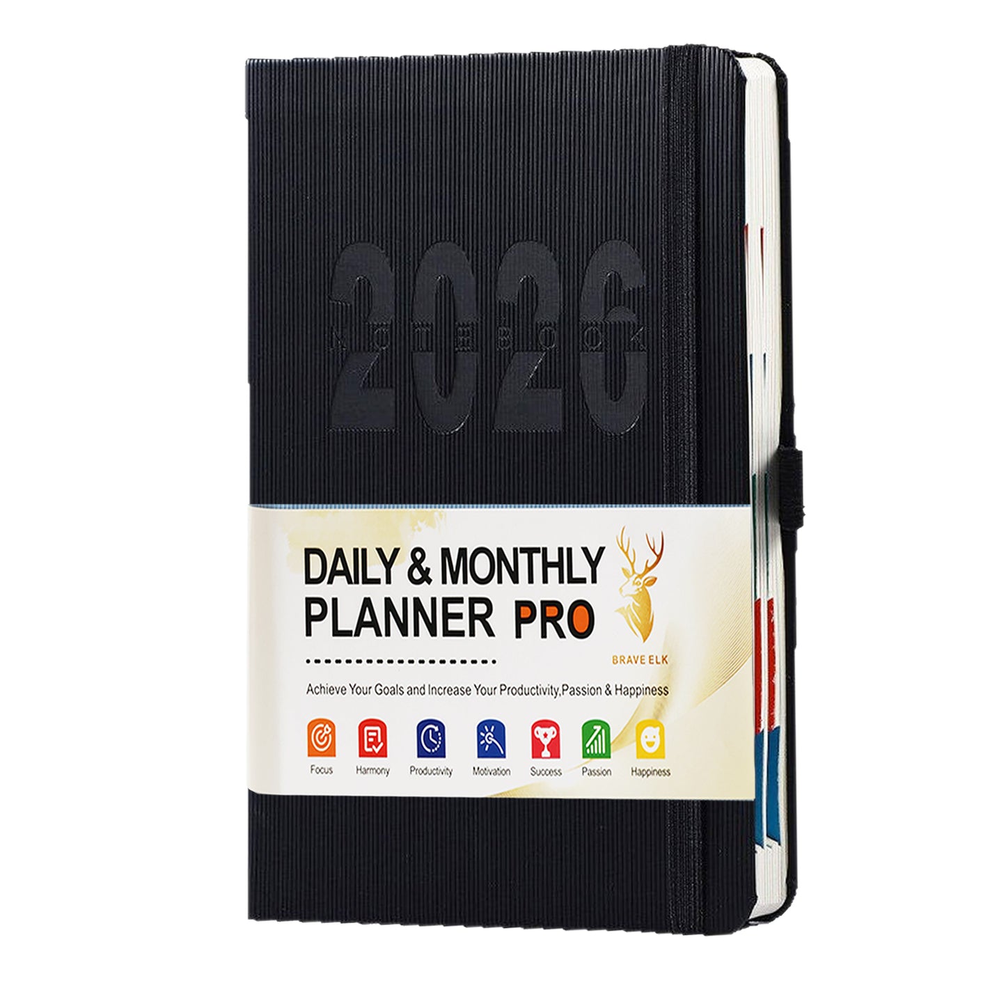 2026 Planner A5 Weekly and Monthly Daily Calendar with Thick Paper, One Full Page Per Day Planners from Jan. 2026 - Dec. 2026