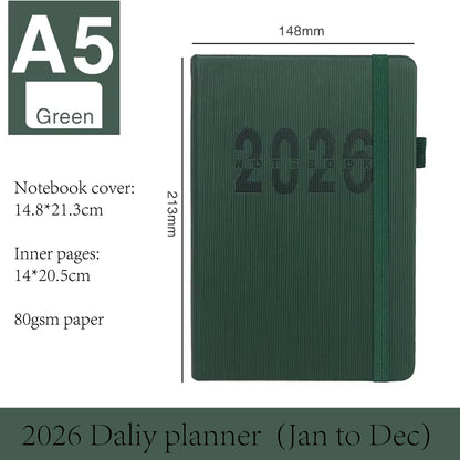 Dated 2026 Planner Daily Weekly & Monthly Journal