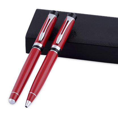 Red Pen Designer Premium Collection Set of 2 Gift for Working Men and Women with Box