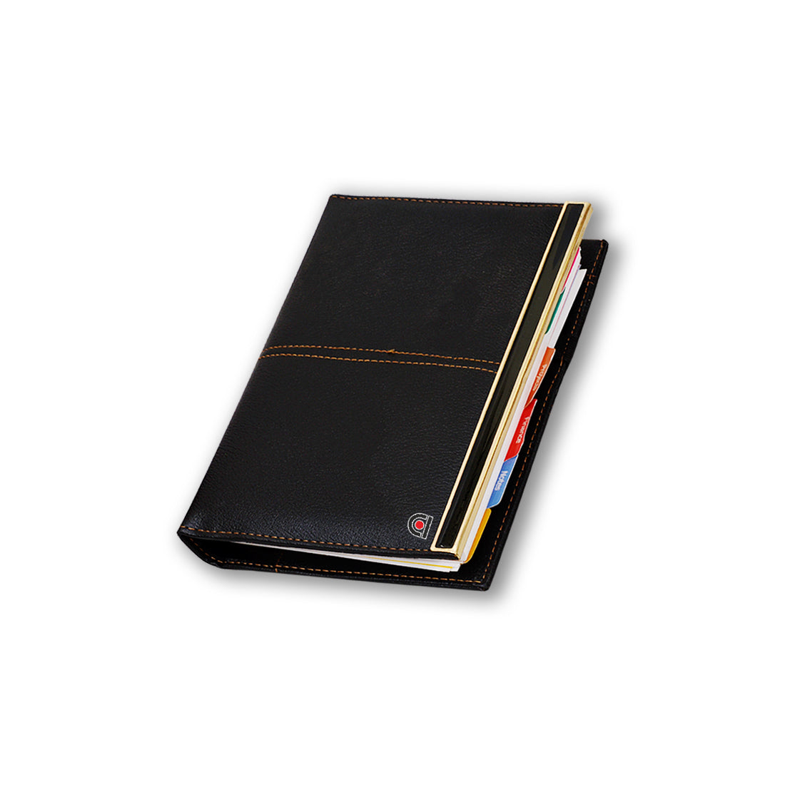 Buy Black Elegant Faux Leather Diary Organizer 2023, Leather Passport Wallet Online