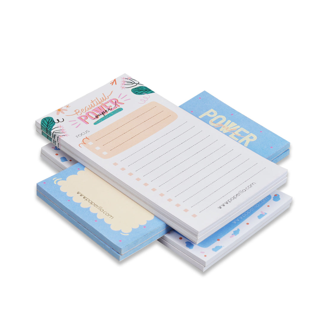To Do List Notepad - 50 Pages Each Tear-Off Daily Planner Undated Planning Sheets, Day Checklist Productivity Organizer, Track Your Goals, Ideas, Daily Schedule Note Pad Set of 6