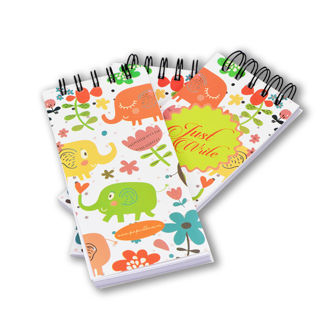 Designer Notebook Professional Notepad | Pocket Pads | Plain Pad | Set of 3.