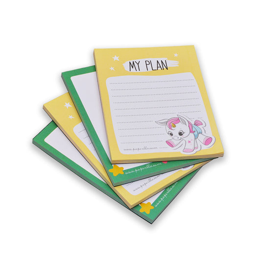 UNICORN NOTEPADS UNDATED PLANNER, TO DO LIST DIARY TRAVEL ORGANIZER NOTES JOURNAL FAREWELL GIFTS FOR COLLEAGUES, SET OF 4