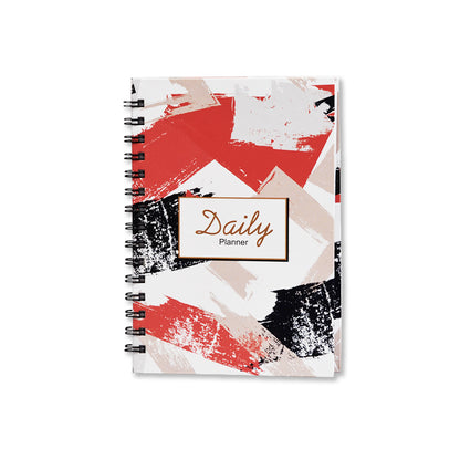 Daily Planner with Strong Twin-Wire Binding Improving Time Management Skill