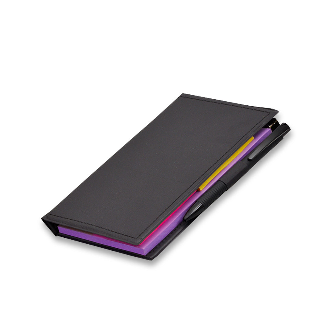 Notepad Memo Holder with Colorful Sticky Notes Set