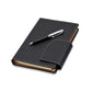 Paperlla Black Personal Undated Ruled Planner Gift Set for Men and Women with Pen
