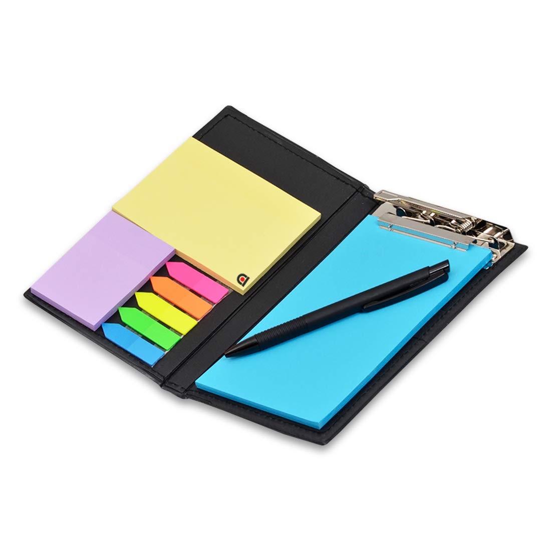 Buy Desk Organizer, Notepad Memo Holder with Colorful Sticky Notes Set