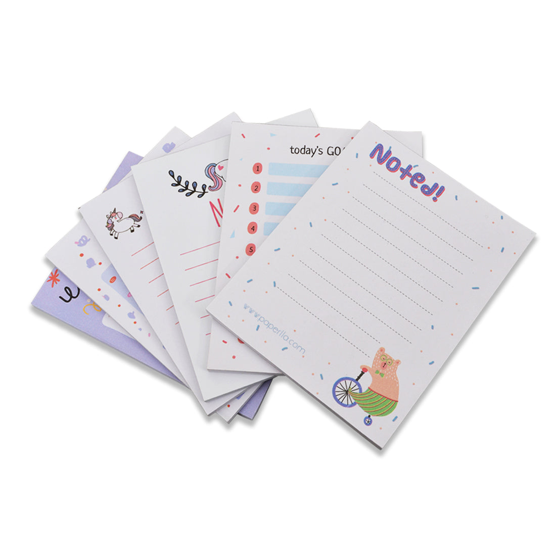Paperlla To Do List for Adults | Children or Love Ones Set of Six