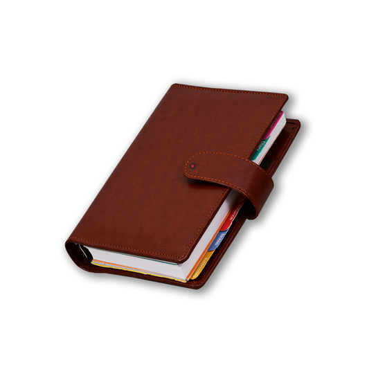 Buy Brown Executive Faux Leather Diary 2023 for Office, memo pads online