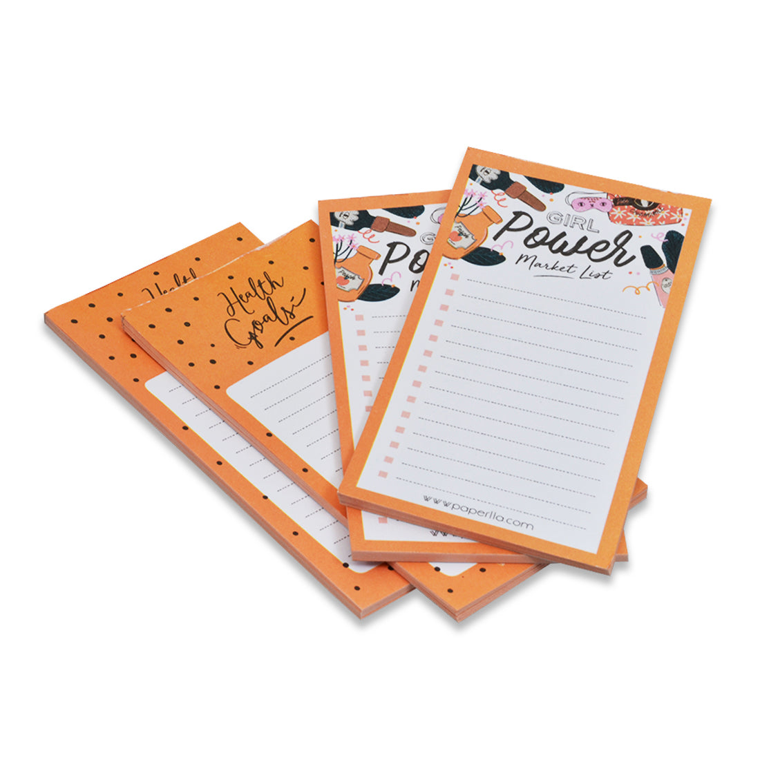 To Do List Daily Planner Writing Note Pad Ruled Easy Tear Off Set of 4