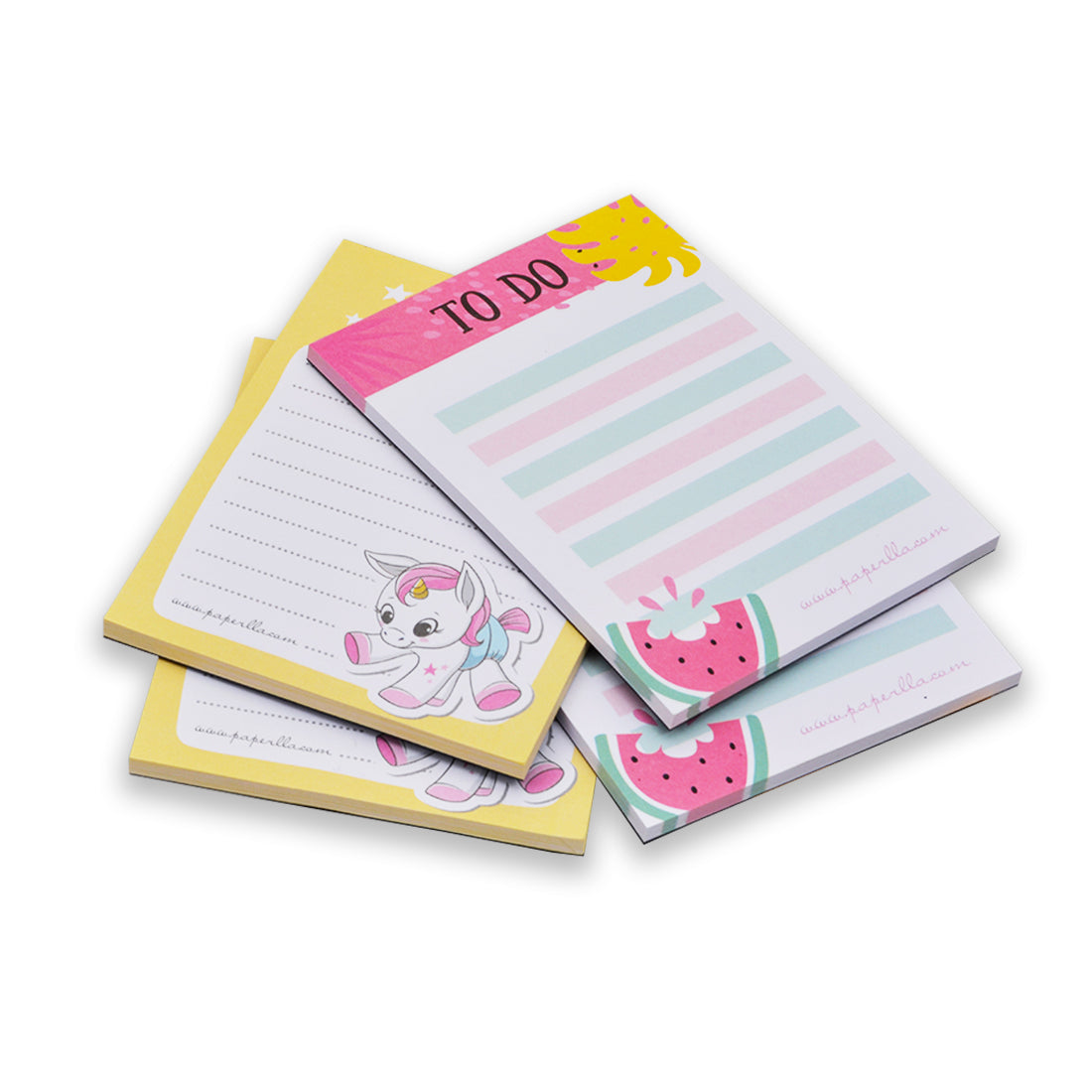 MEMO PADS TRAVEL DIARY , NOTEPADS FOR WRITING NOTES DAILY PLANNER GIFT FOR OFFICE SCHOOL STATIONERY ITEMS SET OF 4