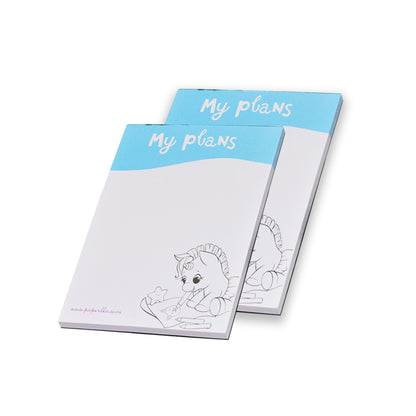 NOTEPADS TO DO LIST, UNICORN DIARY FOR GIRLS CUTE STATIONERY GIFT FOR KIDS BIRTHDAY , SET OF 4