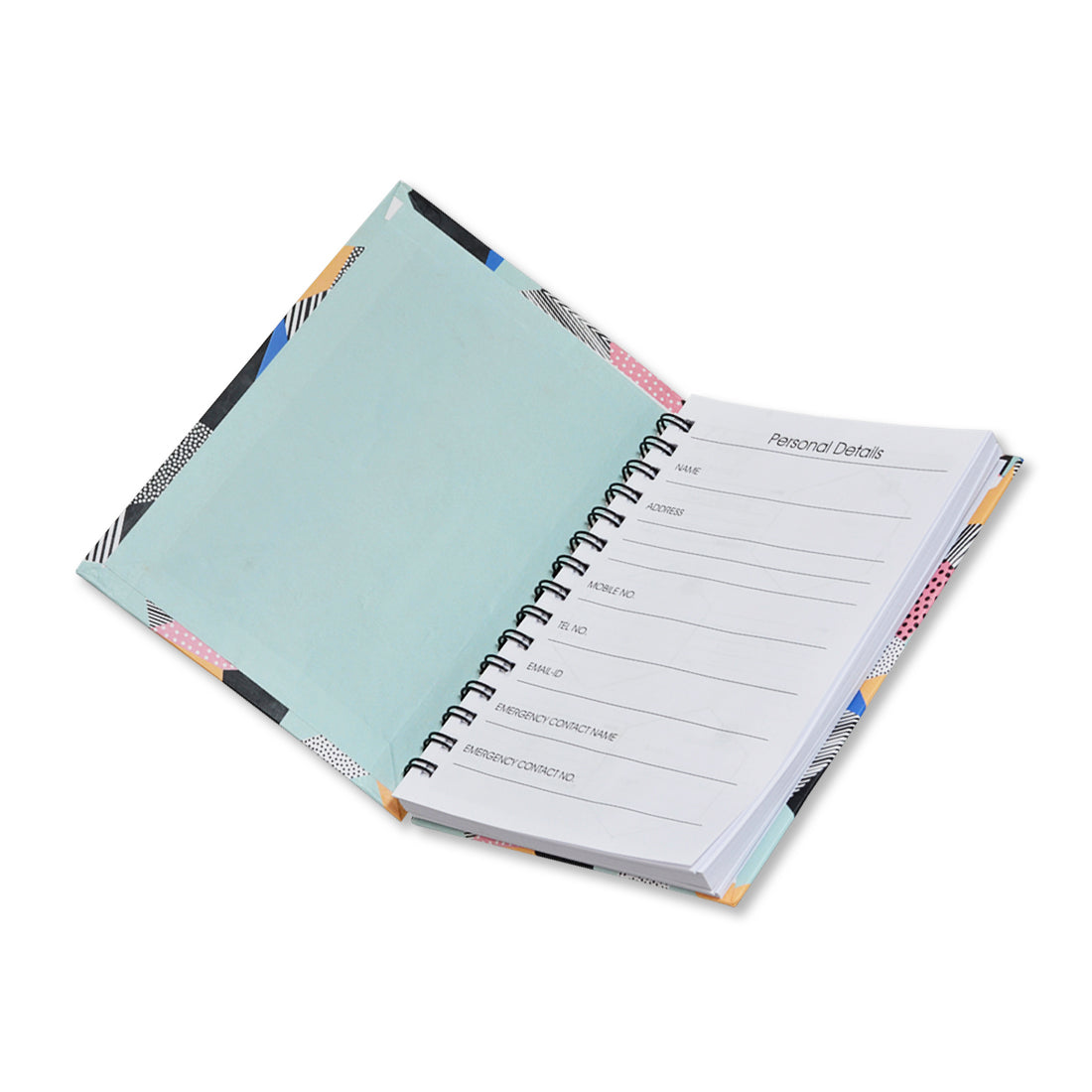 Undated Pocket Planner Calendar, Schedule with to-Do List Days Hourly Daily Diary (Set of 2)
