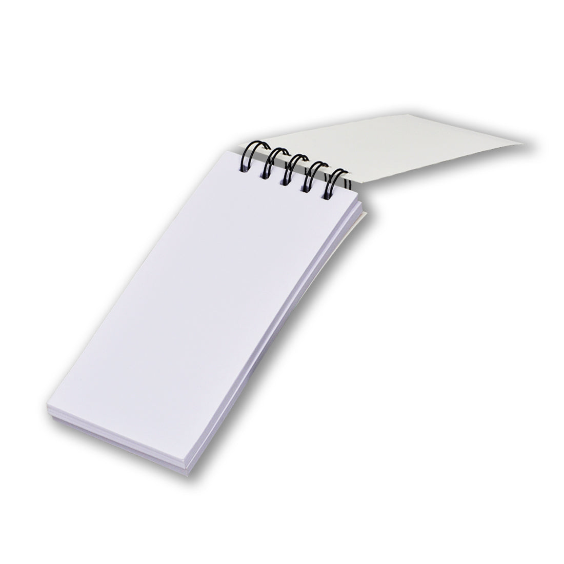 Daily Undated Notepad with Spiral Binding Plain Paged (Set of 6) Tear off Sheets Memo Notebook.