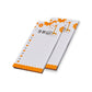 Memo Pad Daily Planner Notepad Undated Daily Agenda, Focus, and To Do List Notepad with Checklist Set of 6