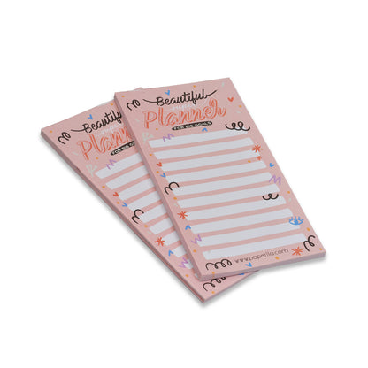 To Do List Notepad - Paper Stationery, Daily Checklist, Goals, Reminders, Notes, Motivational Organizer (50 Sheets Each) - Set of 12 Pads
