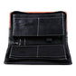Expendable Leatherette Multiple Cheque Book Holder / Document Holder (Brown And Black)