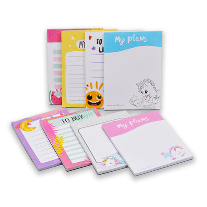 NOTES DAILY JOURNAL PLANNER, TO DO LIST NOTEPADS FOR WRITING NOTES CUTE OFFICE STATIONERY GIFT FOR OFFICE HOME WORK, SET OF 8