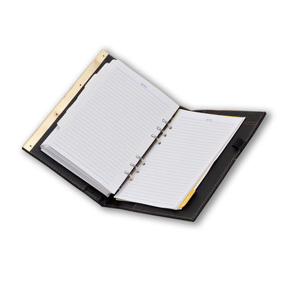 Buy Black Elegant Faux Leather Diary Organizer 2023, Leather Passport Wallet Online