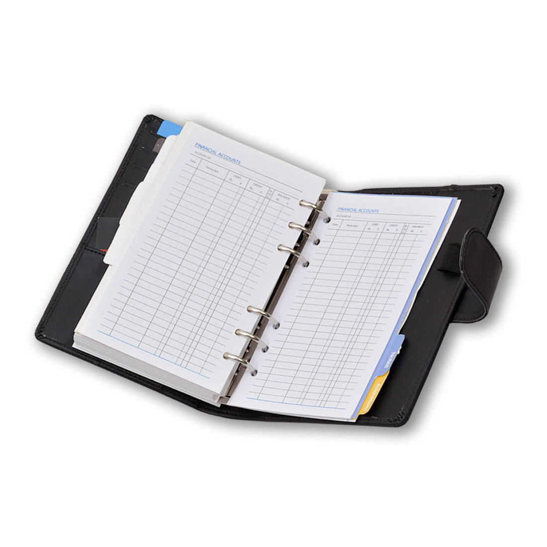 Buy Black Stylish Faux Leather Daily Diary 2023, Chequebook Holder